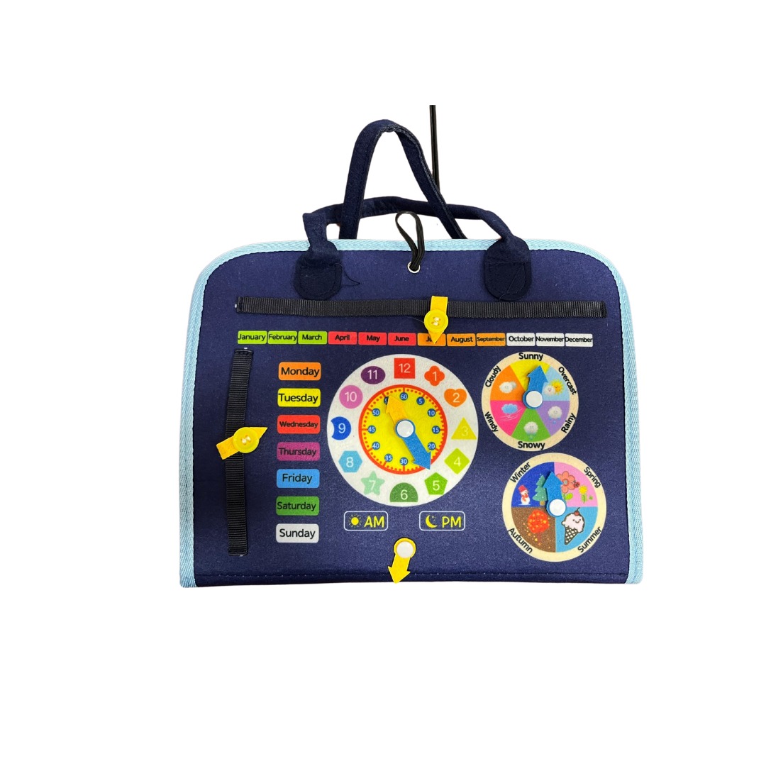 MALETÍN SENSORIAL AZUL  PARA NIÑOS